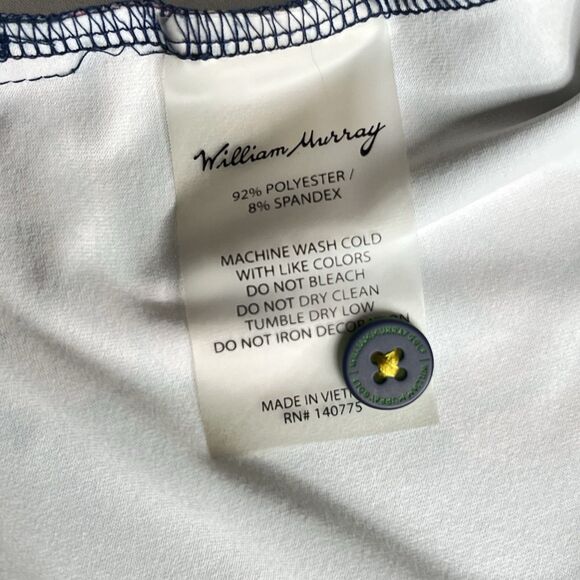 William Murray Golf Men L Floral Hibiscus Performance Stretch Polo Shirt - Picture 9 of 12